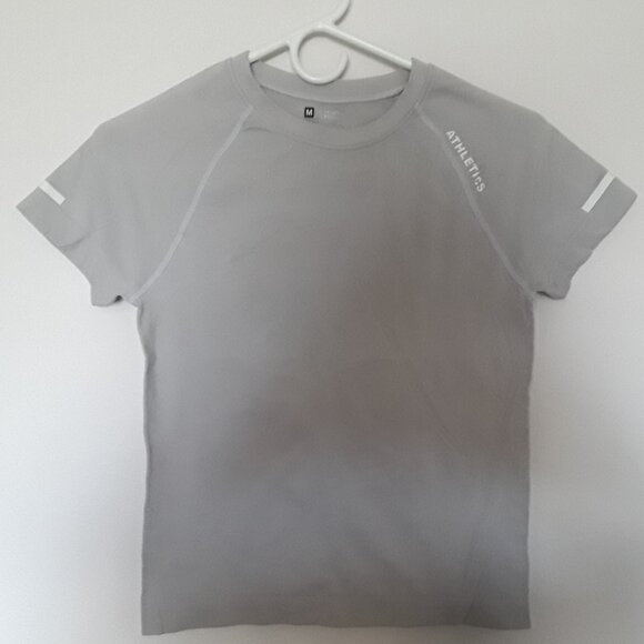 Women's Size Medium Beige Stretchy Sport Shirt - Picture 1 of 3